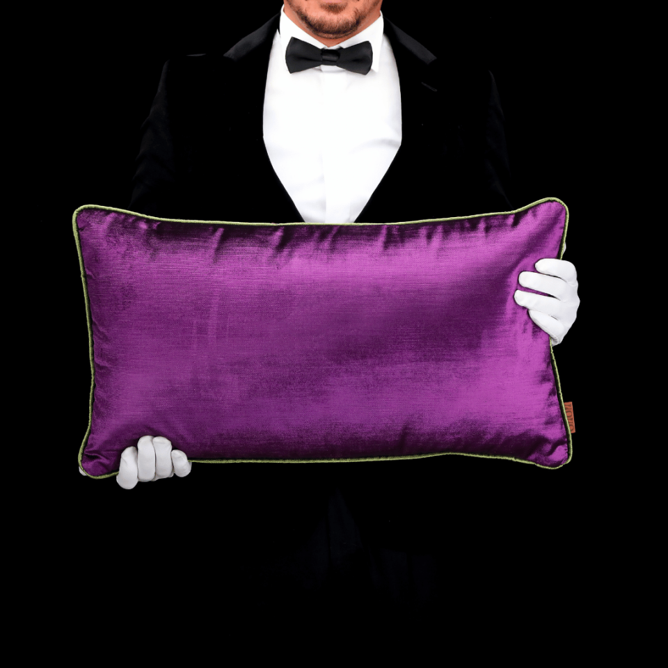 Aspen 35*65 Mürdüm Kadife Kırlent