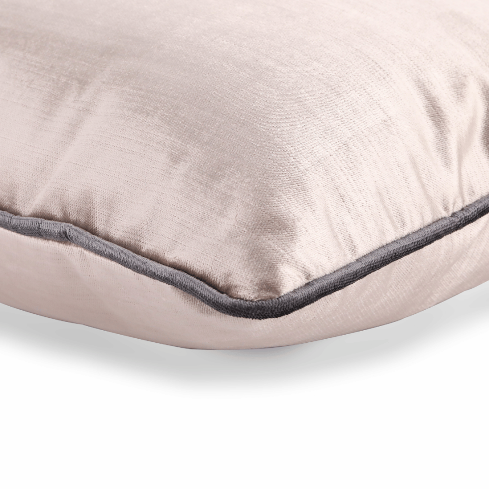 Aspen 35*65 Krem Kadife Kırlent