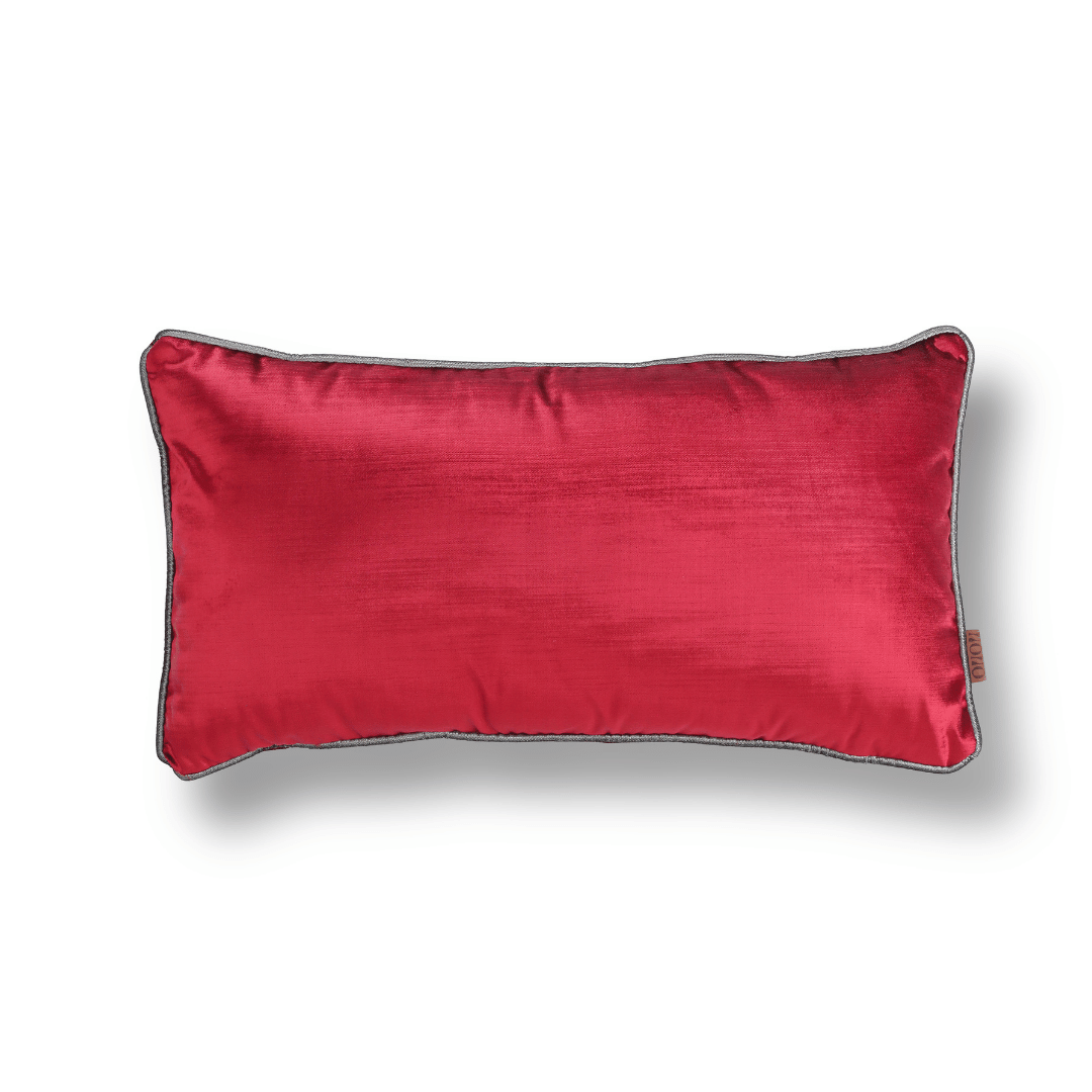 Aspen 35*65 Kırmızı Kadife Kırlent