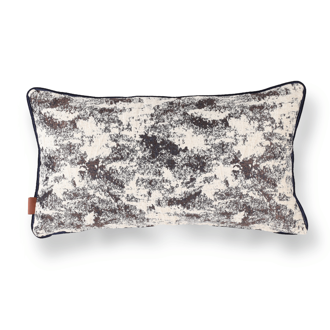 Vicente 35*65 Krem & Lacivert Viskon Kırlent