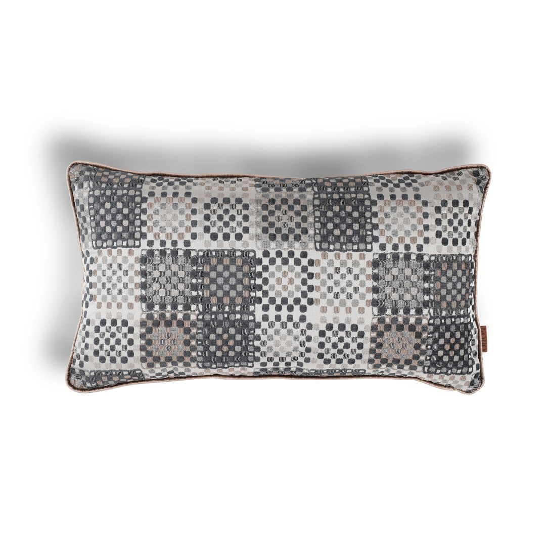 Vicente Benek 35*65 Gri Viskon Kırlent