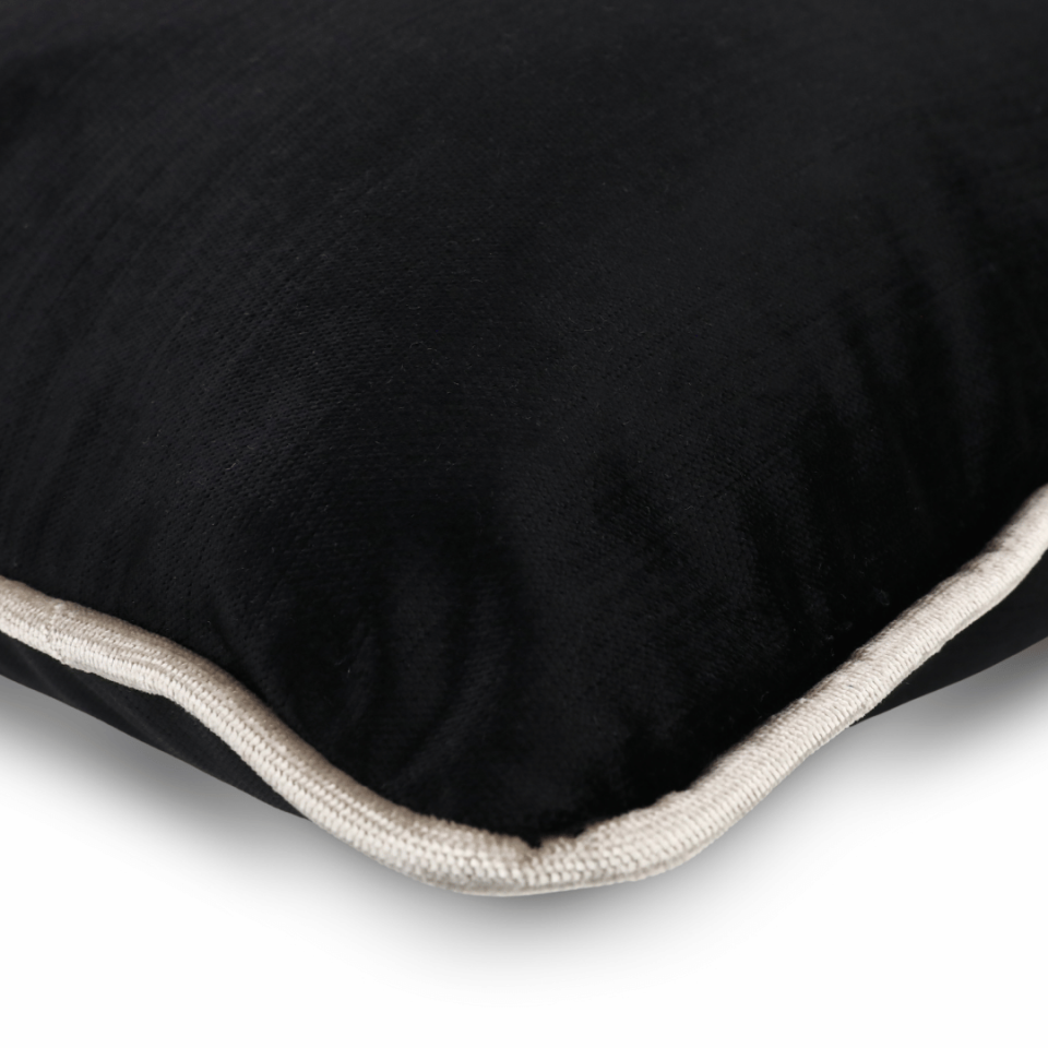 Aspen 35*65 Siyah Kadife Kırlent