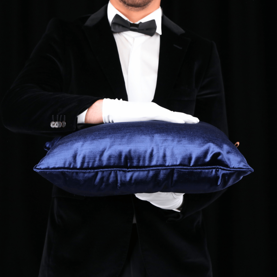 Aspen 50*50 Lacivert Kadife Kırlent