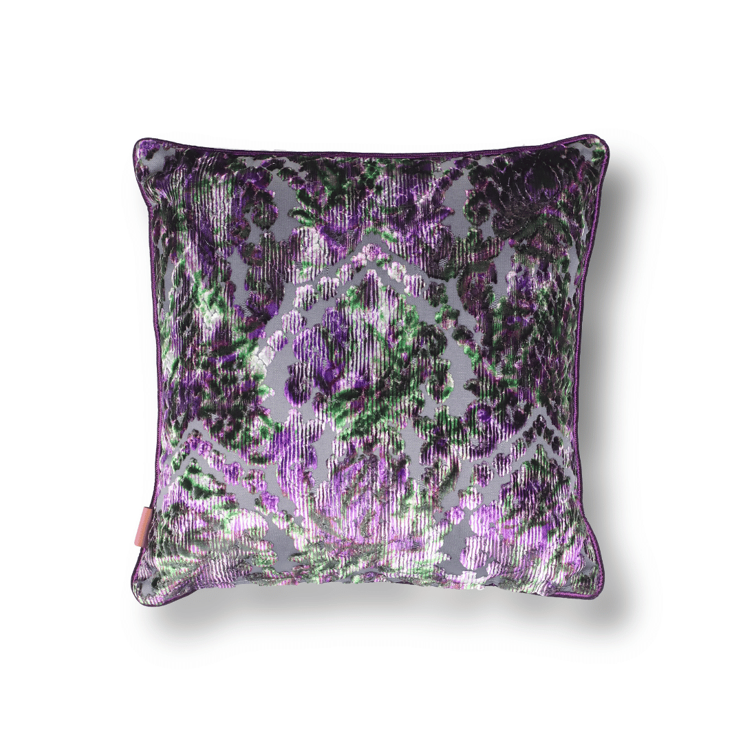 Celina Damask 50*50 Yeşil Kadife Kırlent