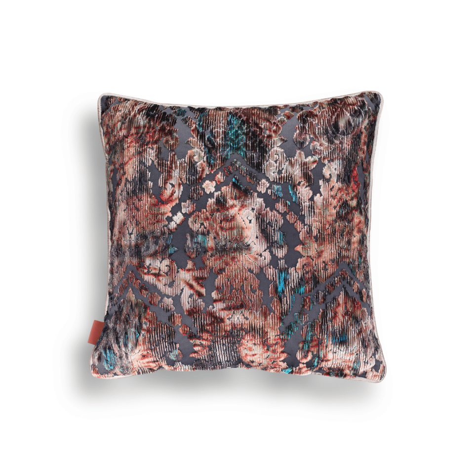 Celina Damask 50*50 Kahve Kadife Kırlent