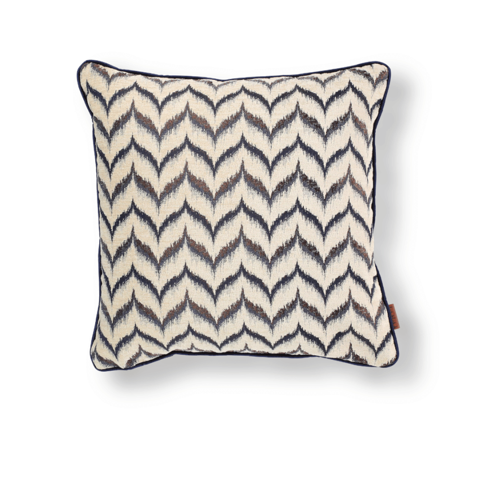 Vicente Zigzag 50*50 Krem Viskon Kırlent