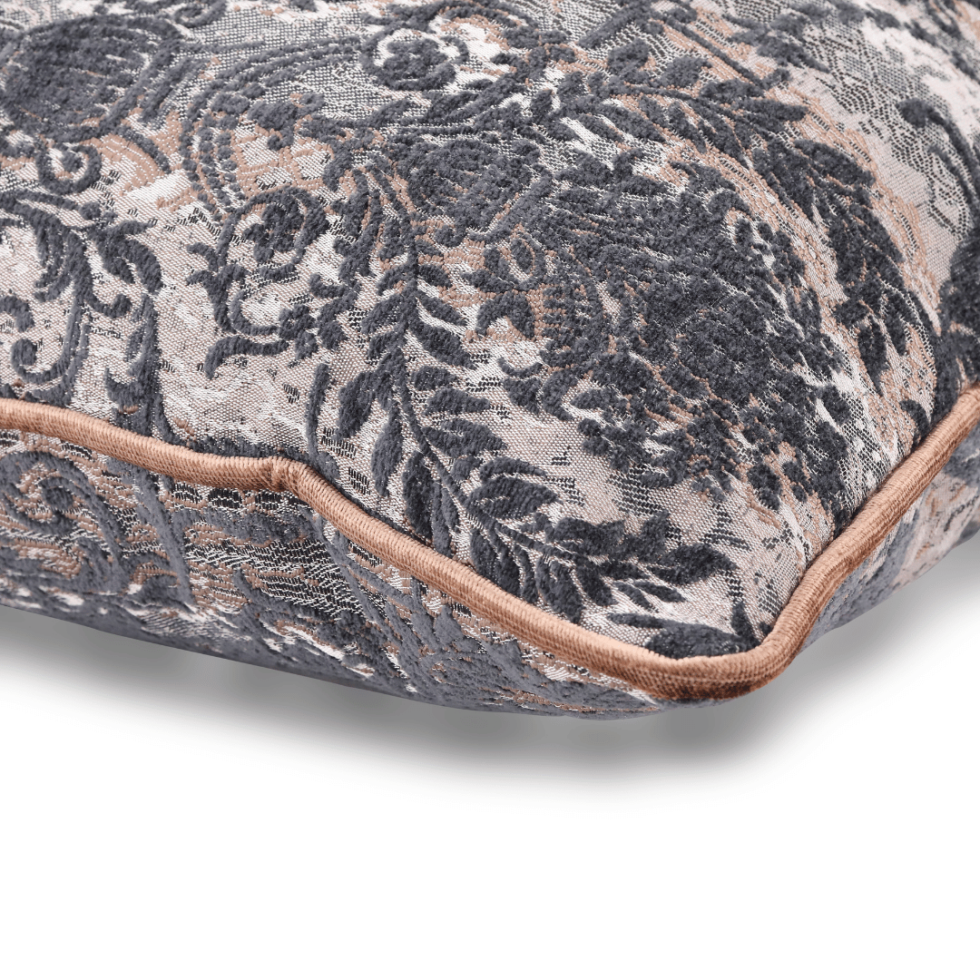 Vicente Vazo 50*50 Gri Viskon Kırlent