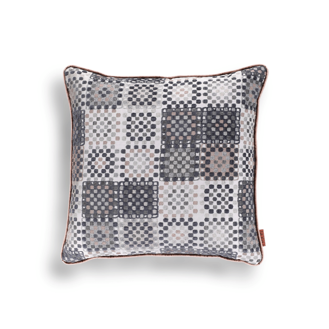 Vicente Benek 50*50 Gri Viskon Kırlent