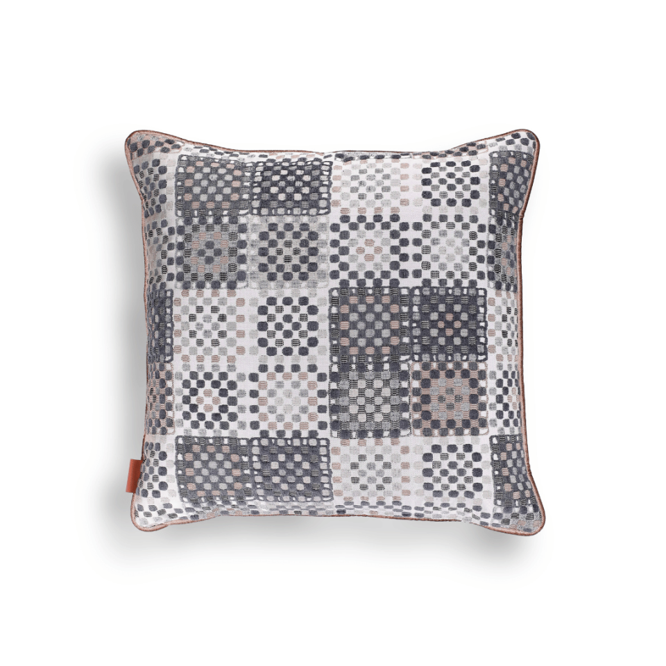 Vicente Benek 50*50 Gri Viskon Kırlent