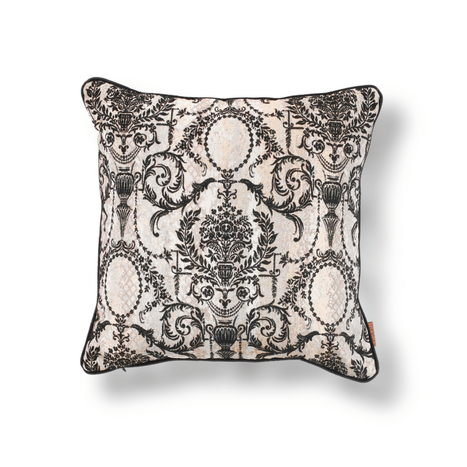 Vicente Vazo 50*50 Siyah Viskon Kırlent