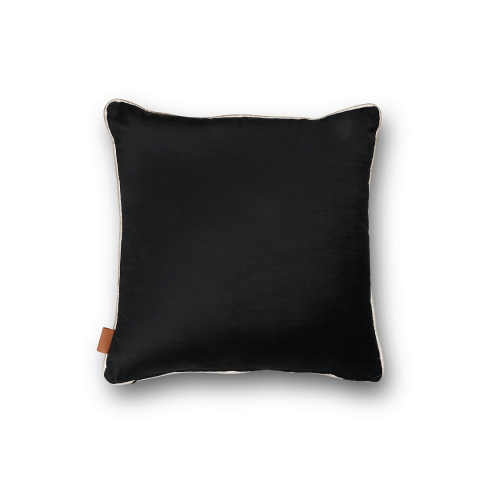 Aspen 50*50 Siyah Kadife Kırlent