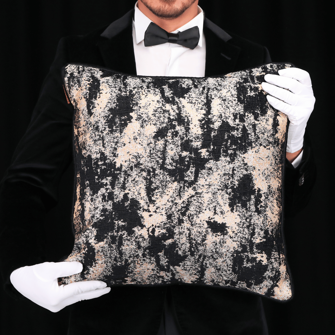 Vicente 50*50 Siyah Viskon Kırlent