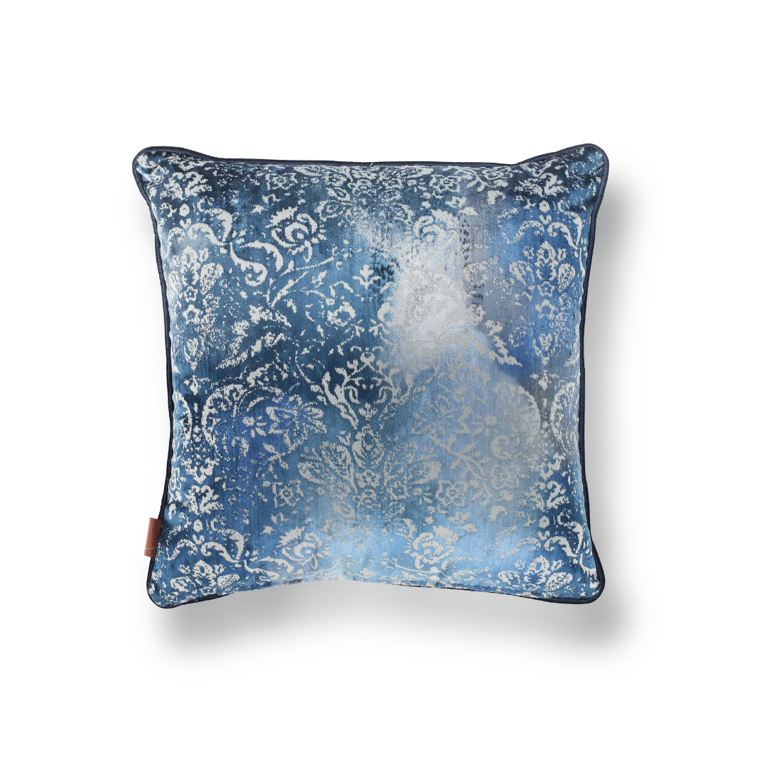 Oliva Damask 50*50 Lacivert Kadife Kırlent