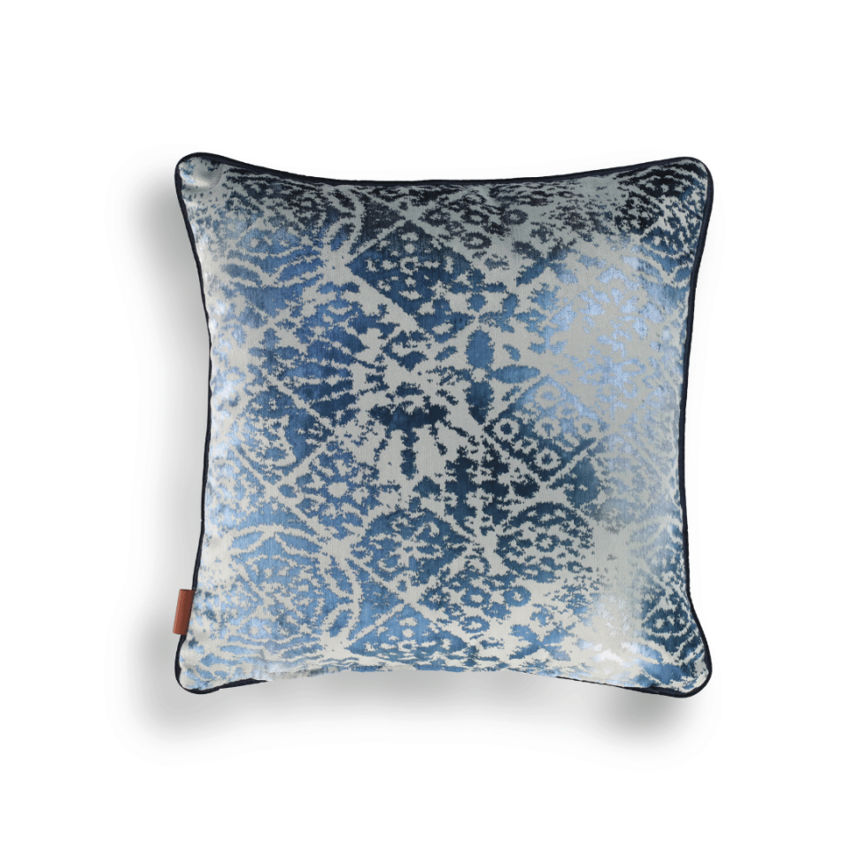 Oliva Geo 50*50 Lacivert Kadife Kırlent