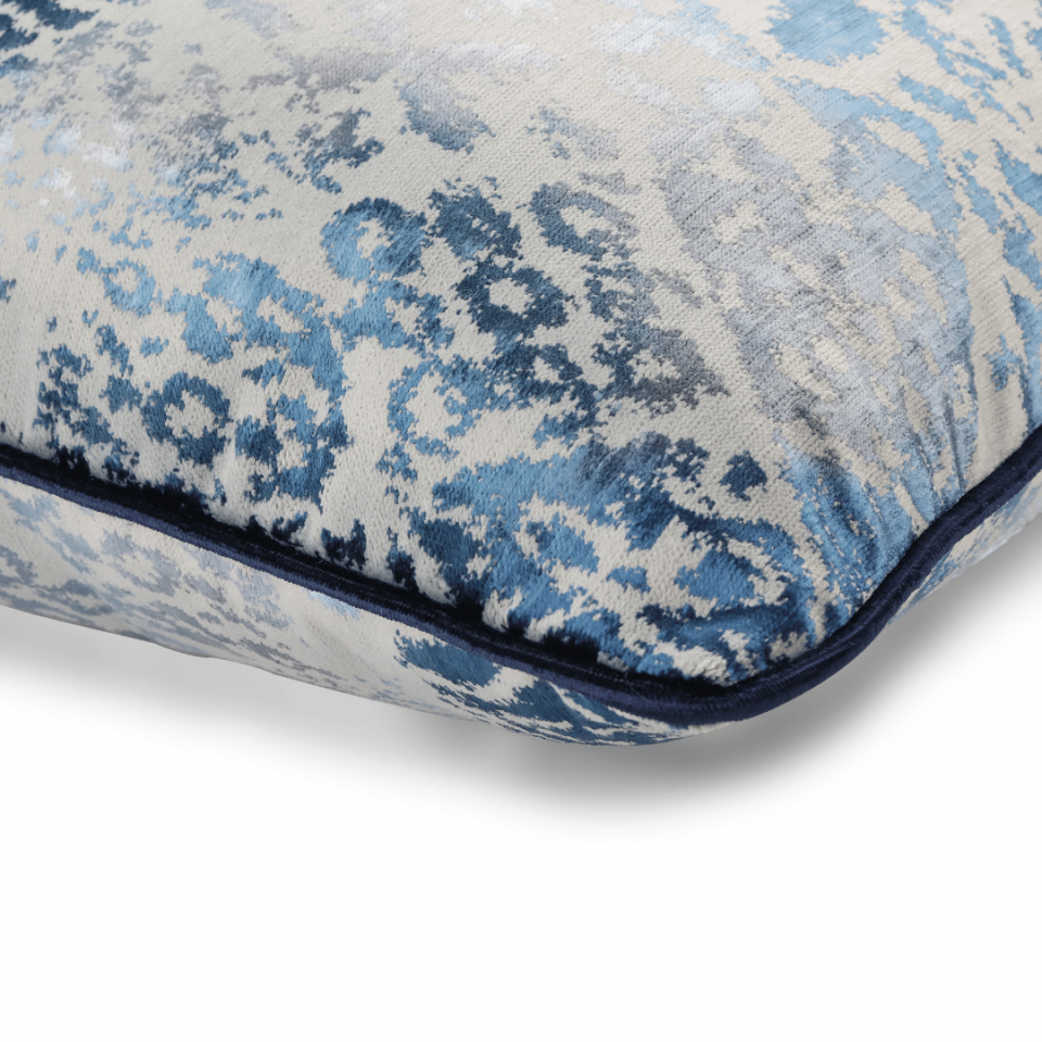 Oliva Geo 50*50 Lacivert Kadife Kırlent