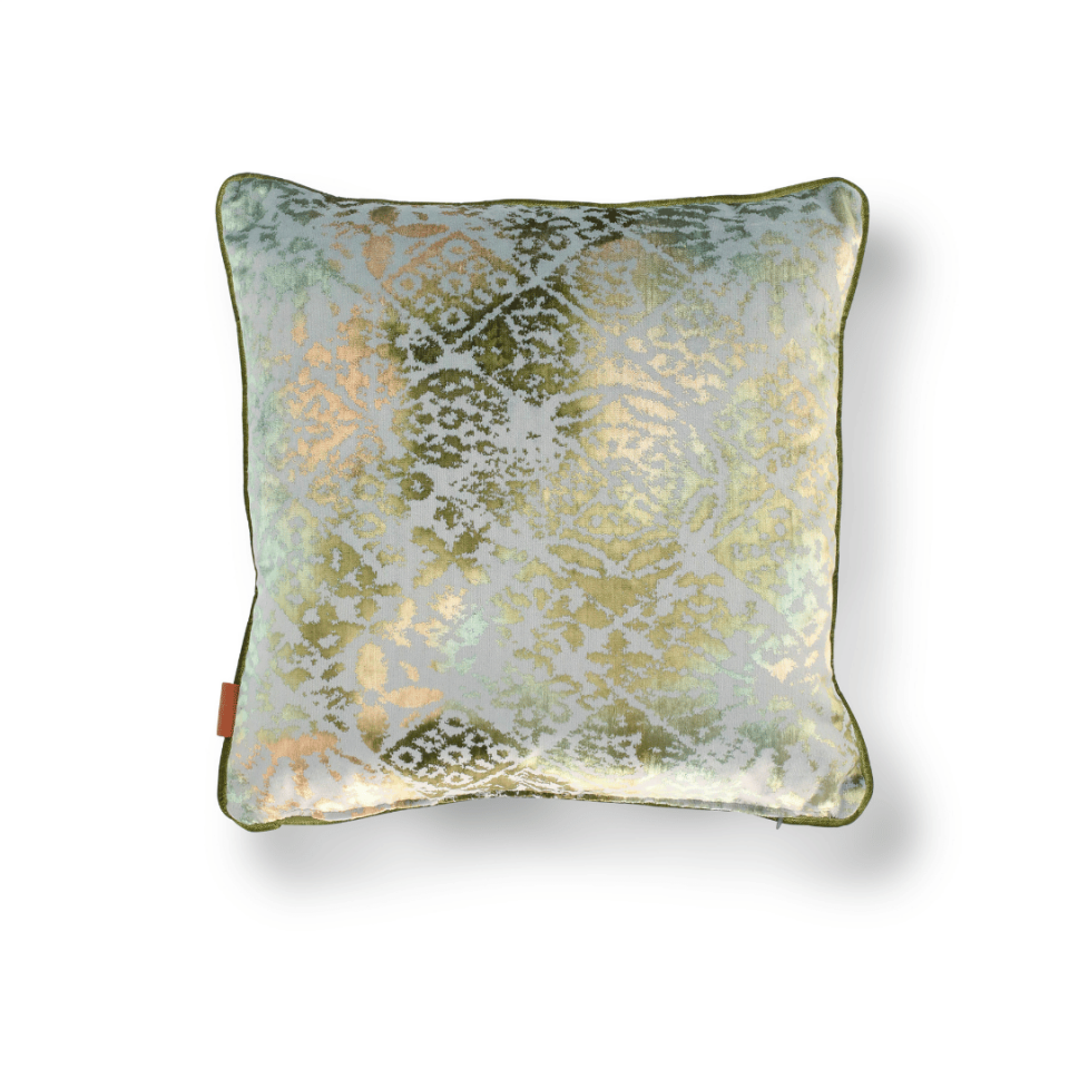 Oliva Geo 50*50 Yeşil Kadife Kırlent