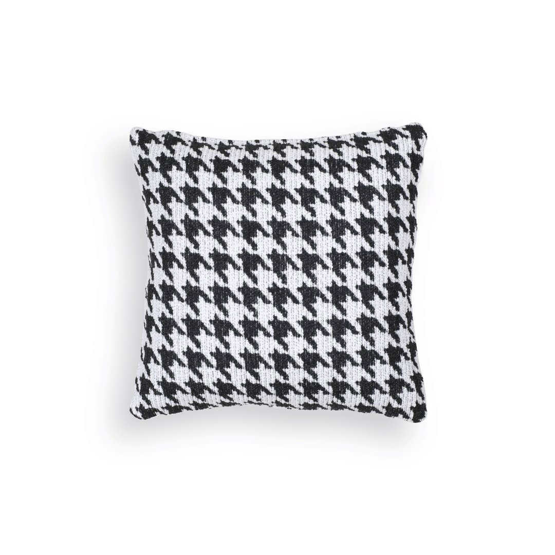 Baby 45*45 Siyah & Beyaz Kazayağı Kırlent