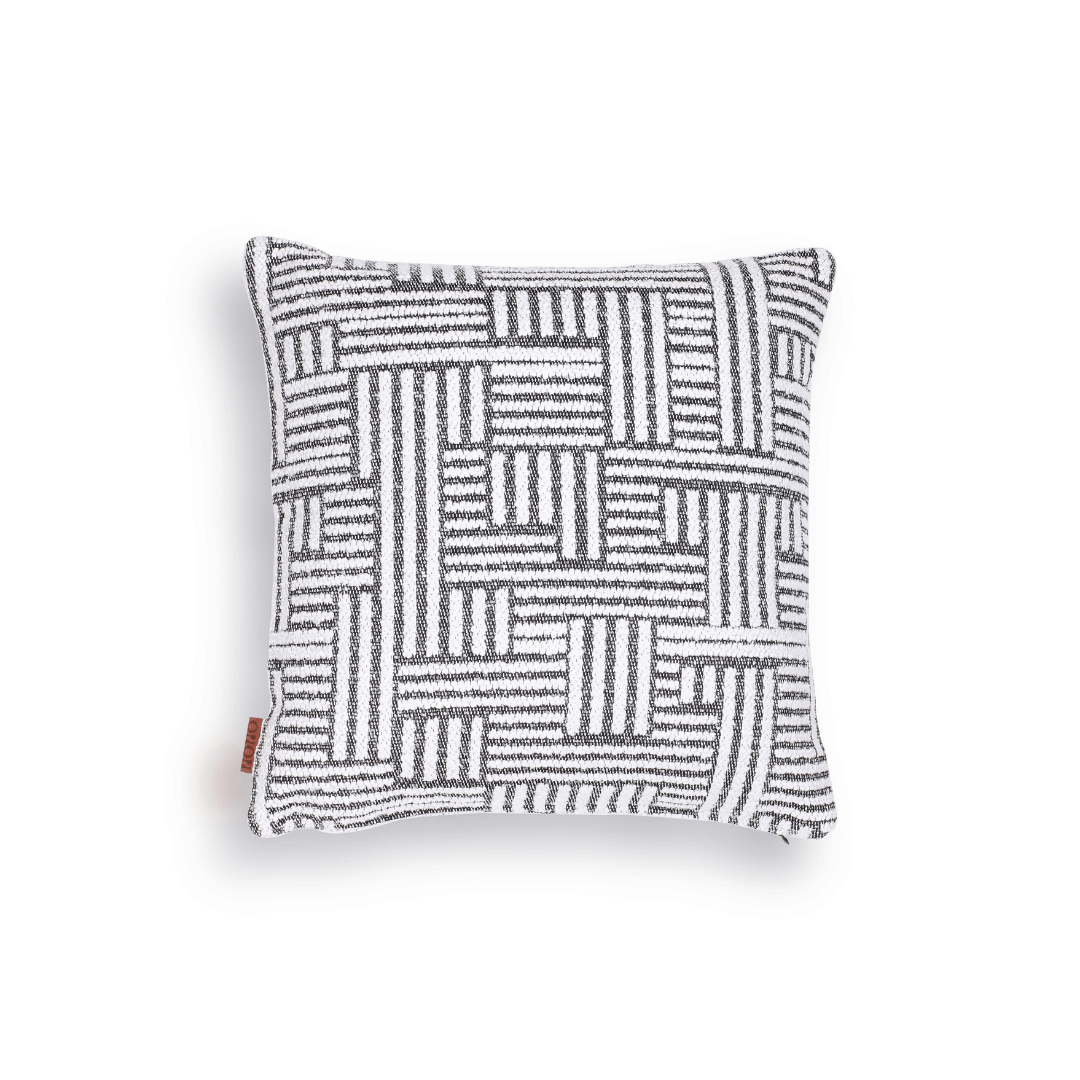 Abby 45*45 Siyah & Beyaz Etro Kırlent