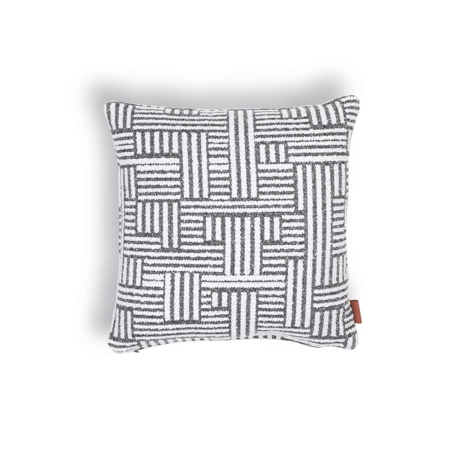 Abby 45*45 Siyah & Beyaz Etro Kırlent