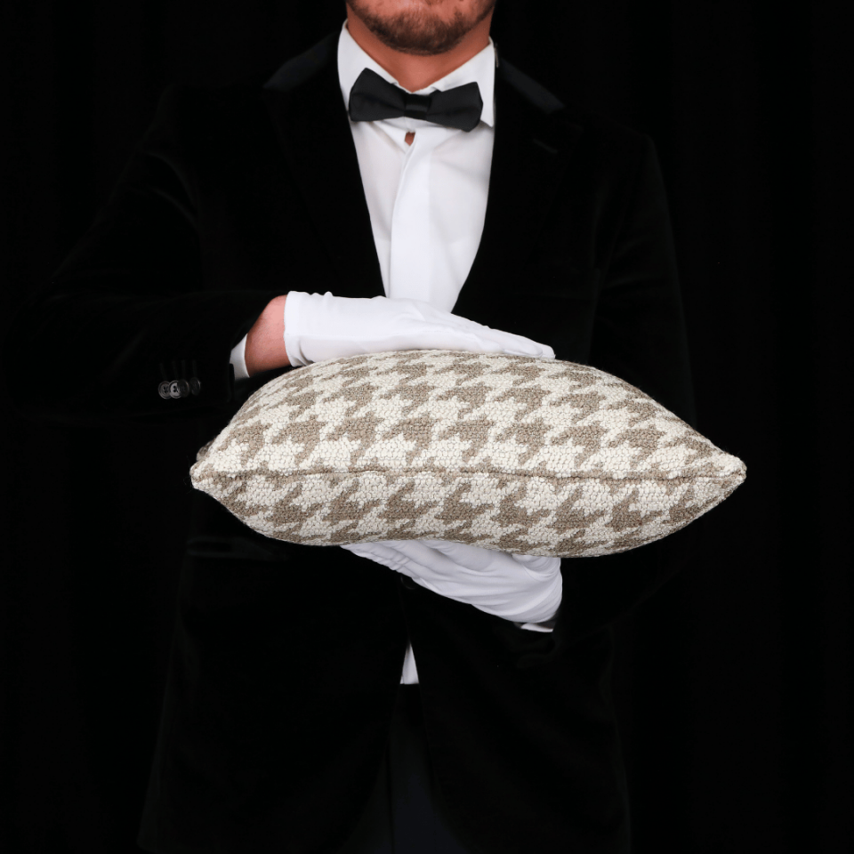 Baby 45*45 Krem Kazayağı Bukle Kırlent