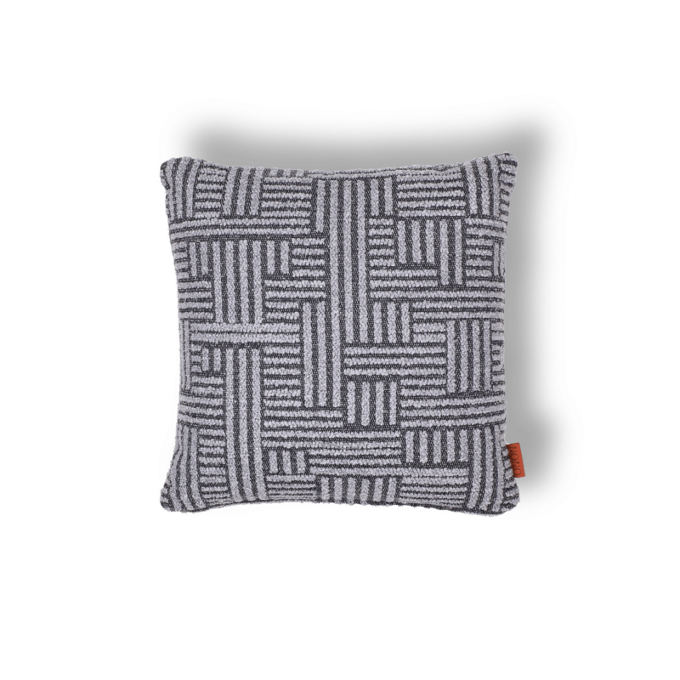 Abby 45*45 Gri Etro Bukle Kırlent