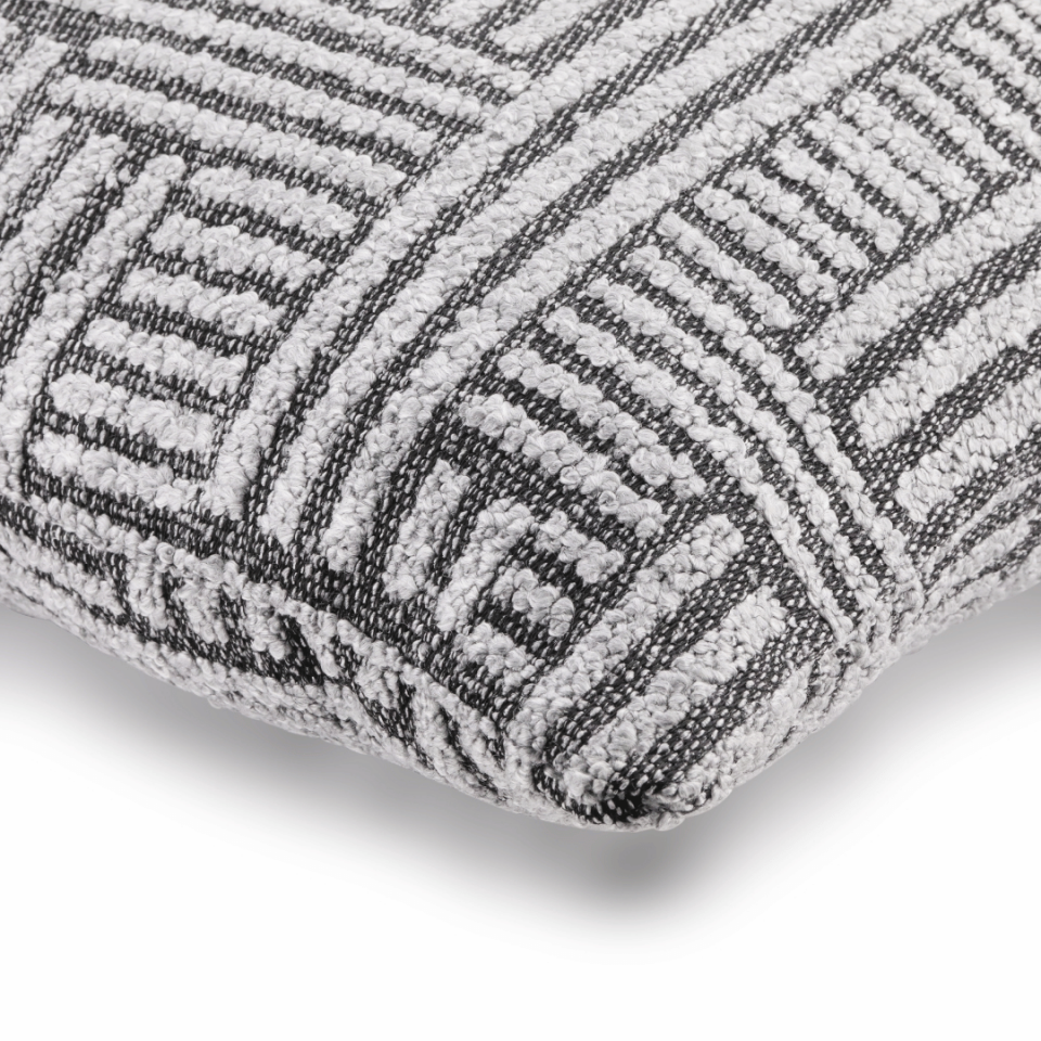 Abby 45*45 Gri Etro Bukle Kırlent