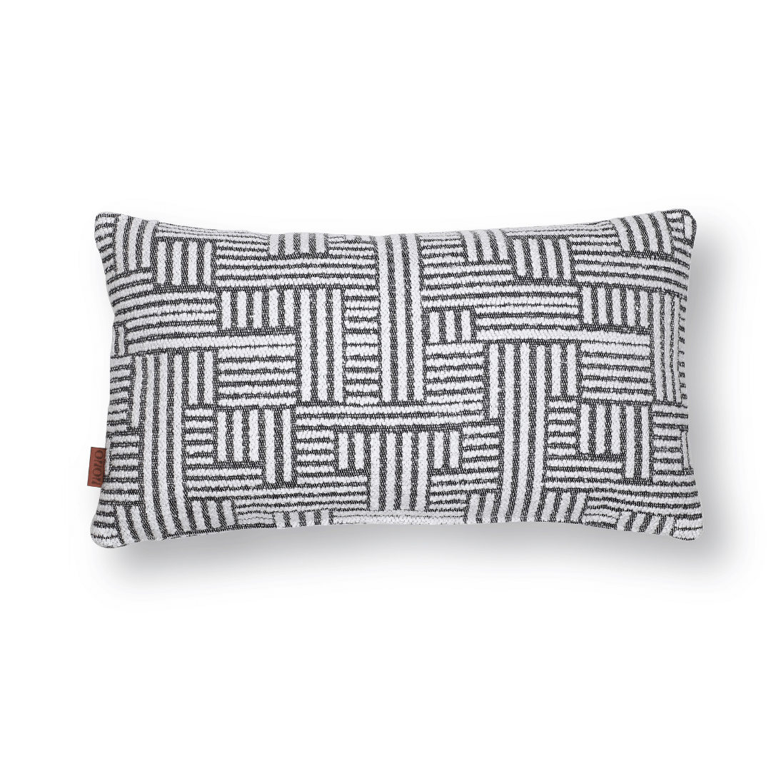 Abby 35*65 Siyah & Beyaz Etro Kırlent