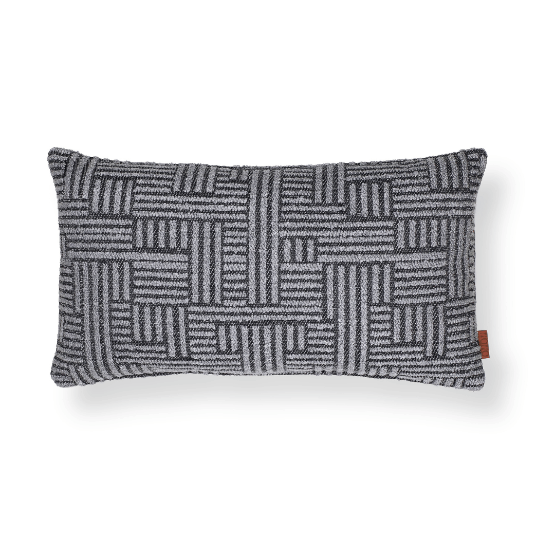 Abby 35*65 Gri Etro Bukle Kırlent