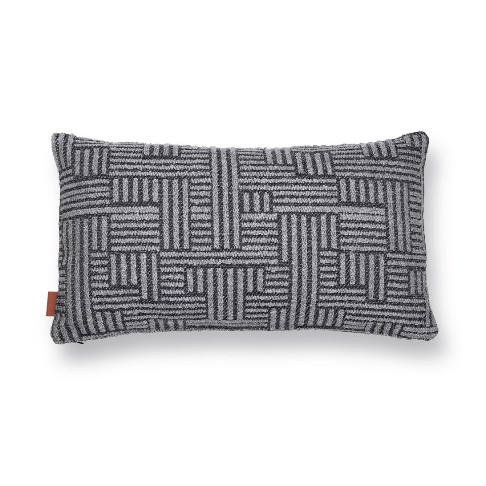 Abby 35*65 Gri Etro Bukle Kırlent