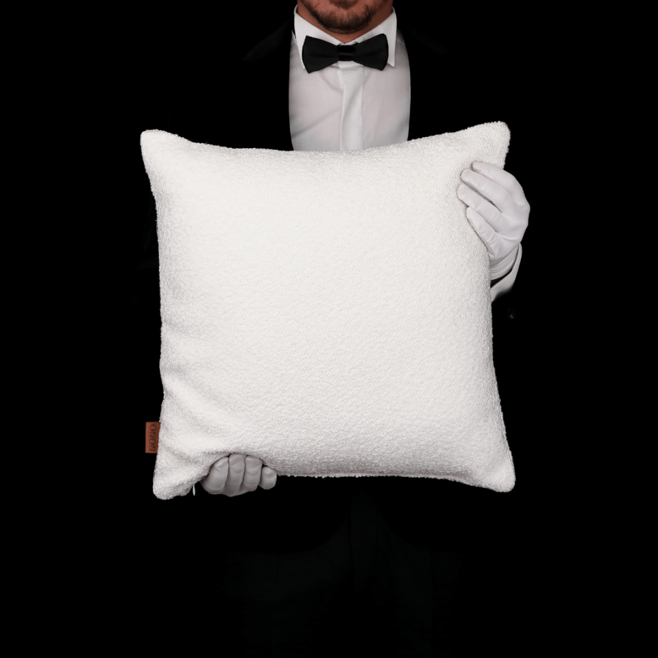 Baby & Bella & Abby Beyaz 3'lü Kırlent Seti