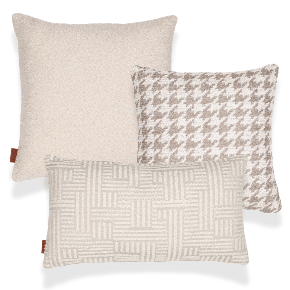 Baby & Bella & Abby Krem 3'lü Kırlent Seti