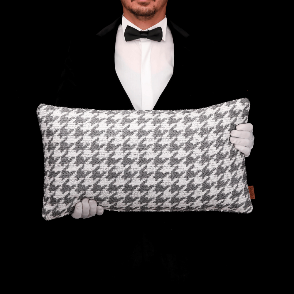 Baby & Bella Gri Bukle 6'lı Kırlent Seti