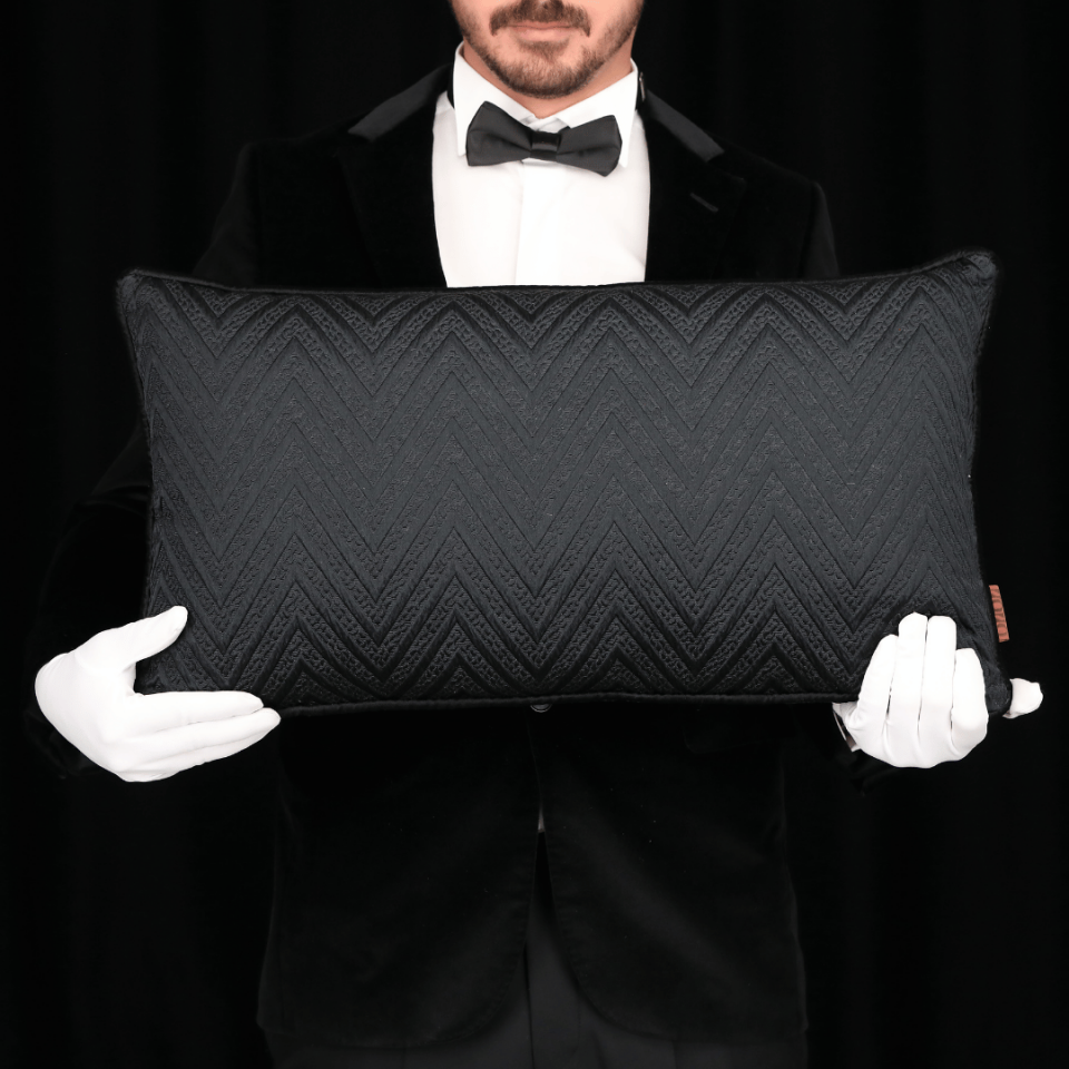 Frida & Fiona & Hit Siyah 6'lı Kırlent Seti