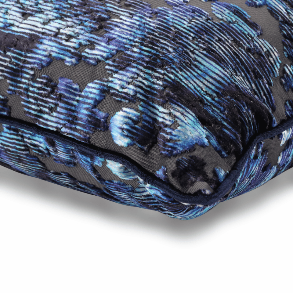 Celina & Aspen Lacivert Kadife 3'lü Kırlent Seti