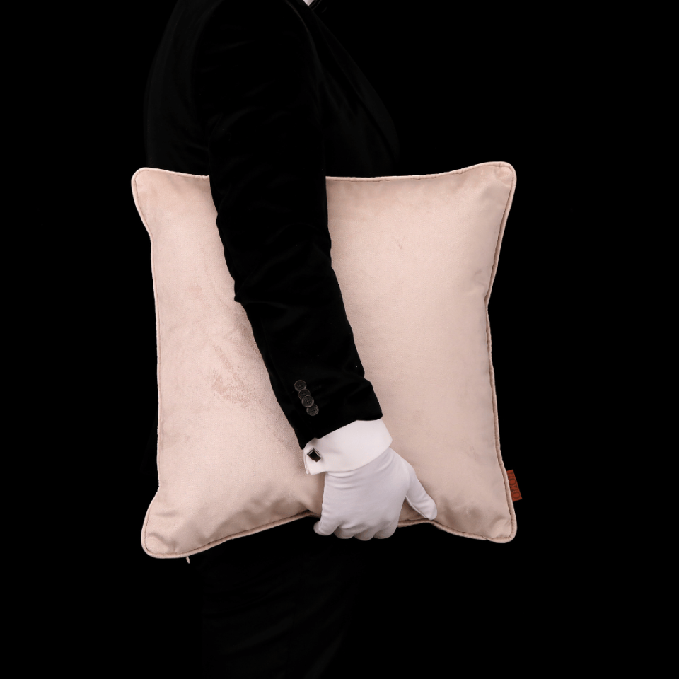 Hit 50*50 Vizon Kadife Kırlent