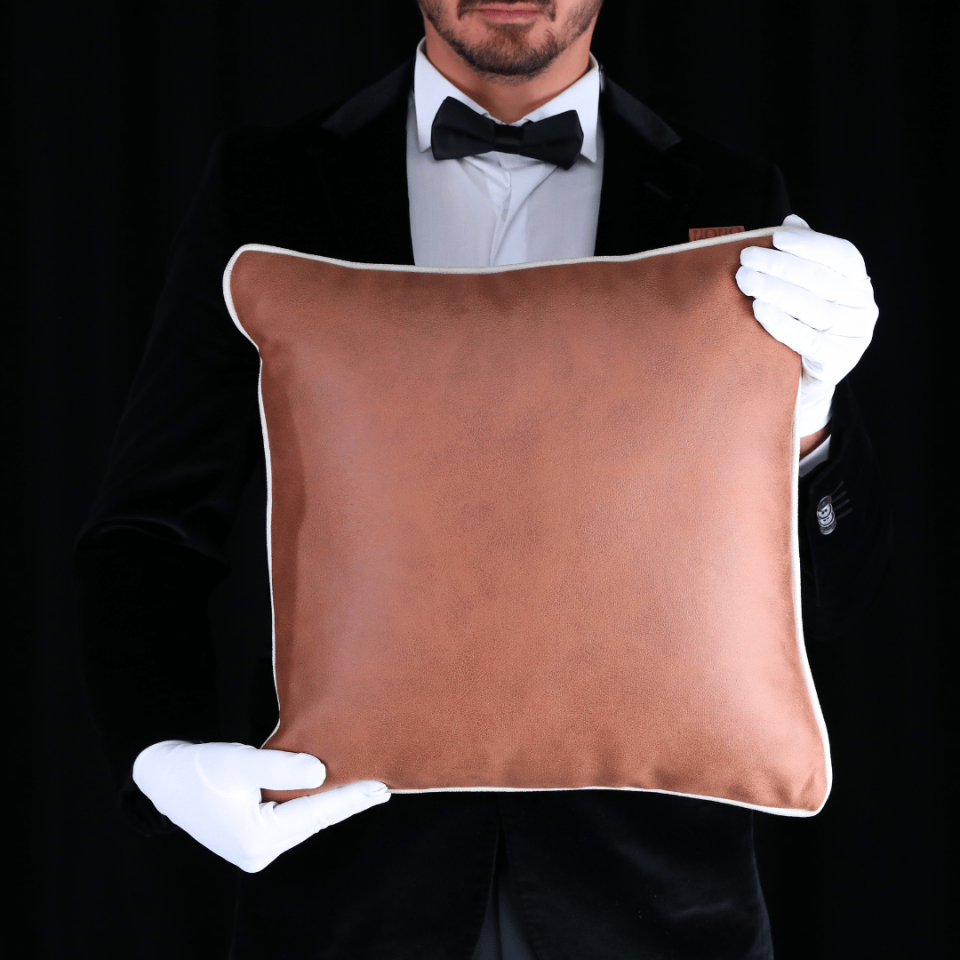 Country 45*45 Taba İtalyan Nubuk Kırlent