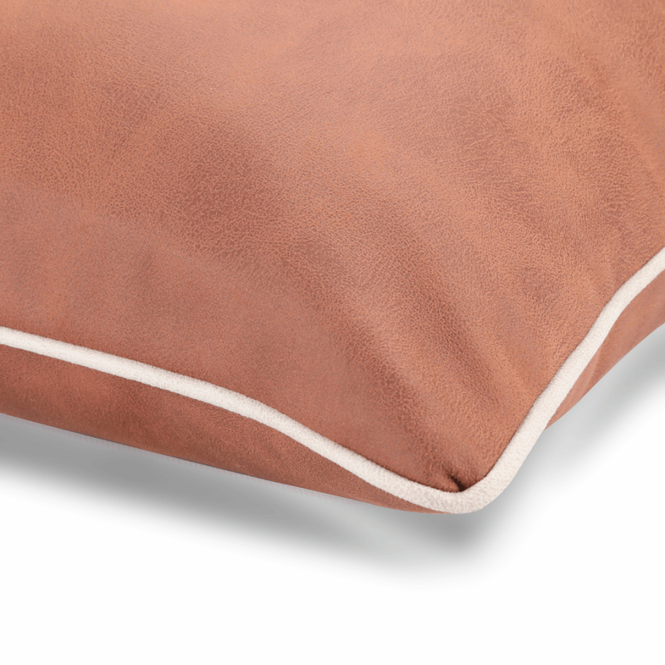 Country 45*45 Taba İtalyan Nubuk Kırlent