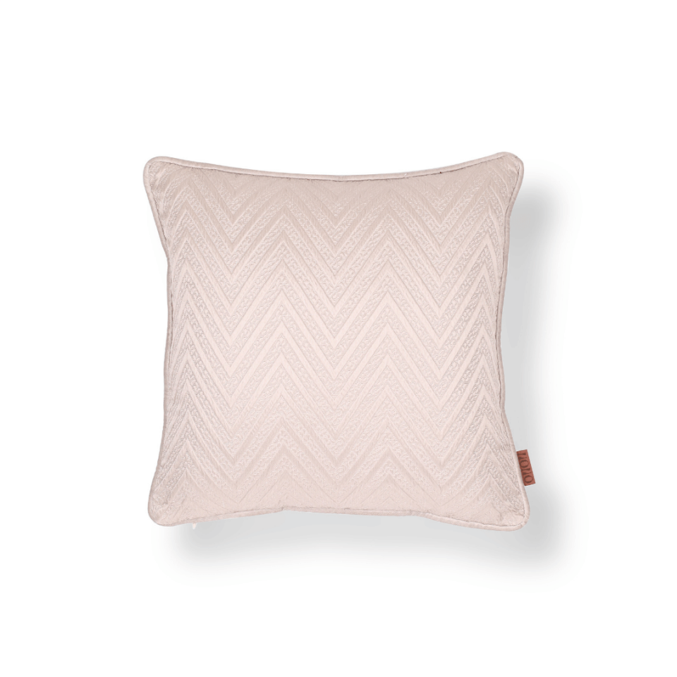 Fiona 45*45 Vizon Zigzag Saten Kırlent