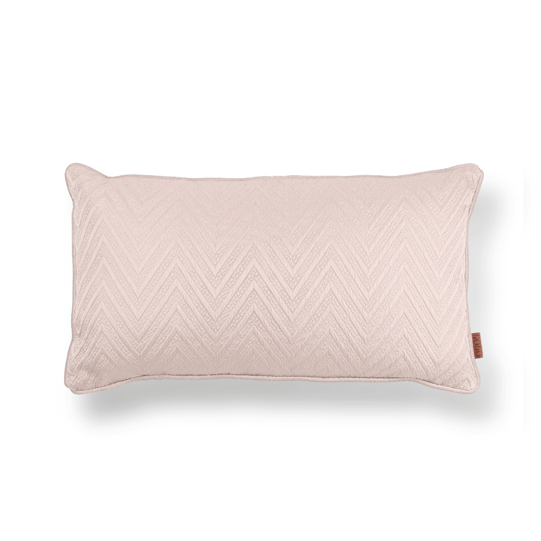 Fiona 35*65 Vizon Zigzag Saten Kırlent