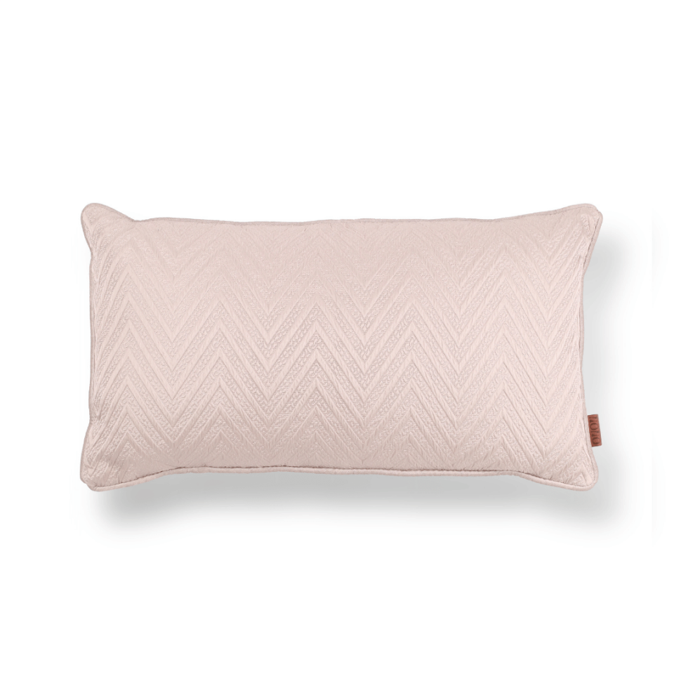 Fiona 35*65 Vizon Zigzag Saten Kırlent