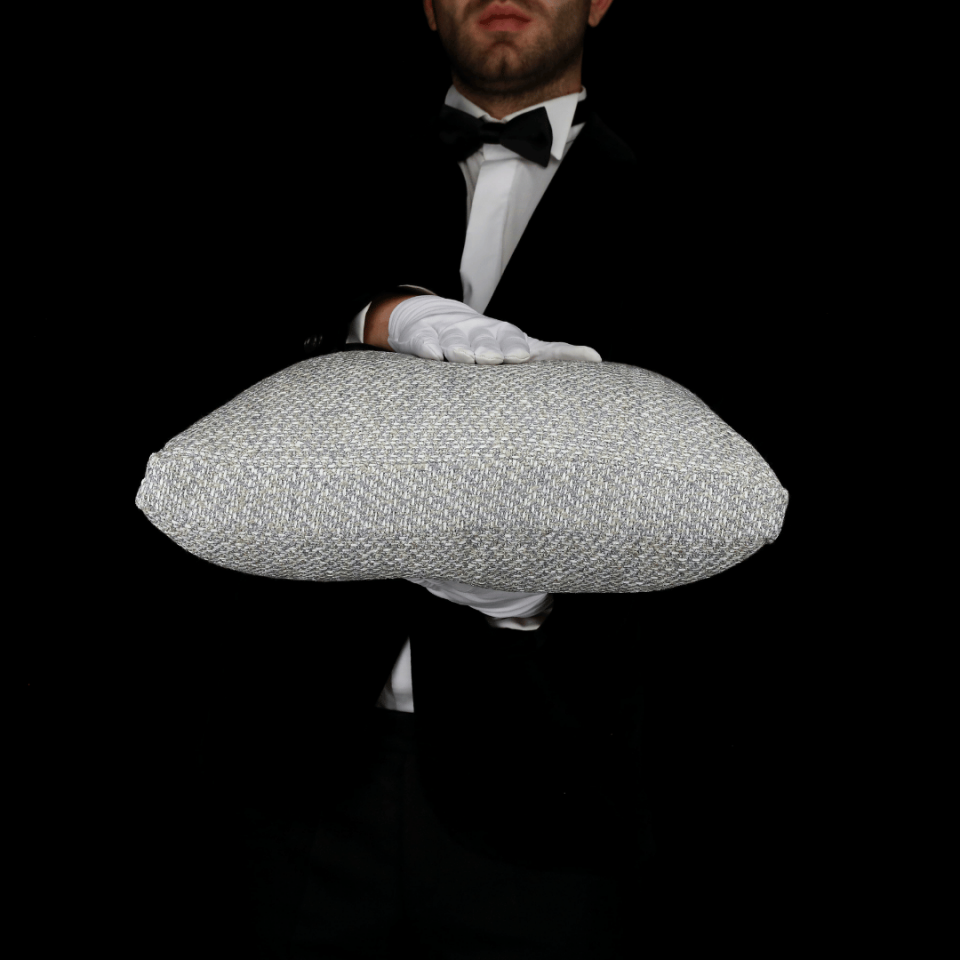 Mira 45*45 Gri Akrilik Keten Kırlent