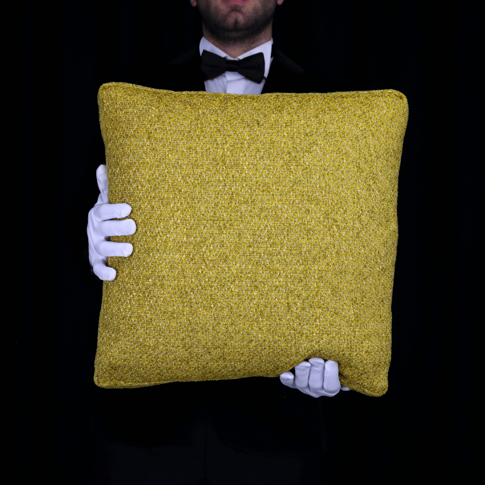 Mira 45*45 Sarı Akrilik Keten Kırlent