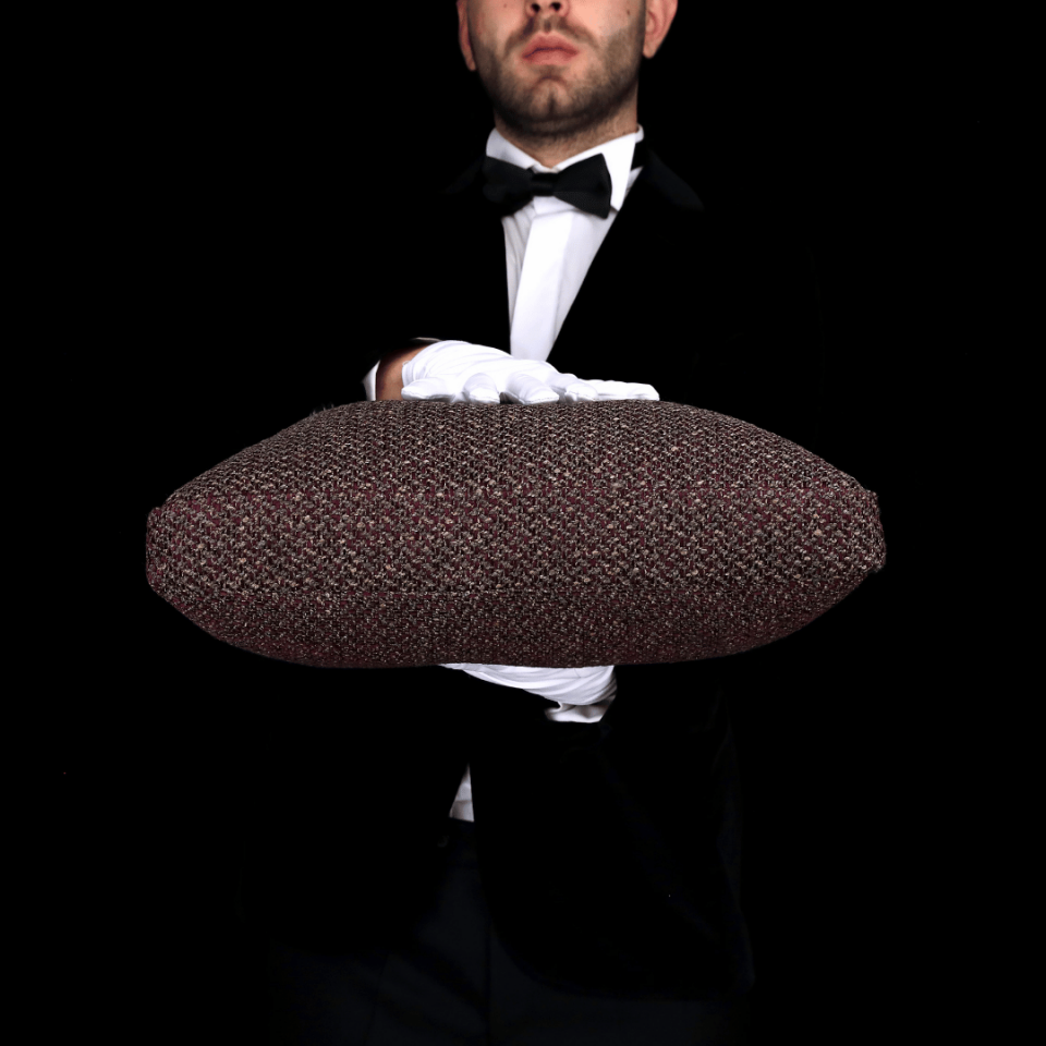 Mira 45*45 Mürdüm Akrilik Keten Kırlent