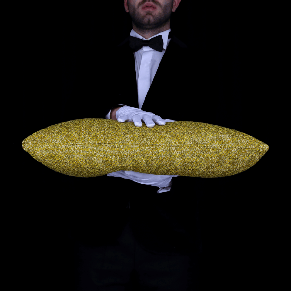 Mira 35*65 Sarı Akrilik Keten Kırlent