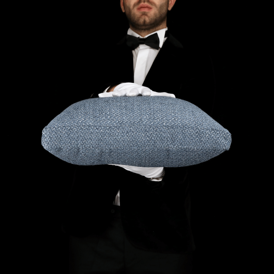 Mira 45*45 Mavi Akrilik Keten Kırlent