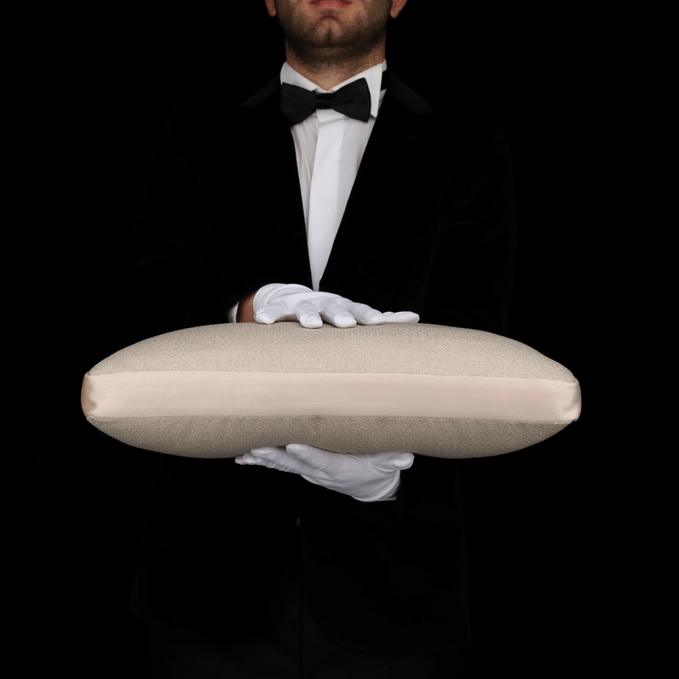 Lara 30*50 Vizon Keten & Nubuk Kırlent