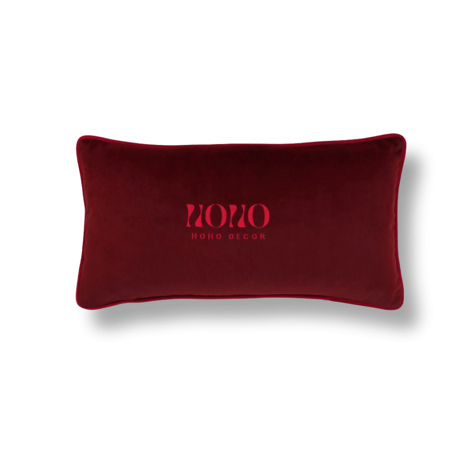 Bob 35*65 Bordo Kadife Kırlent