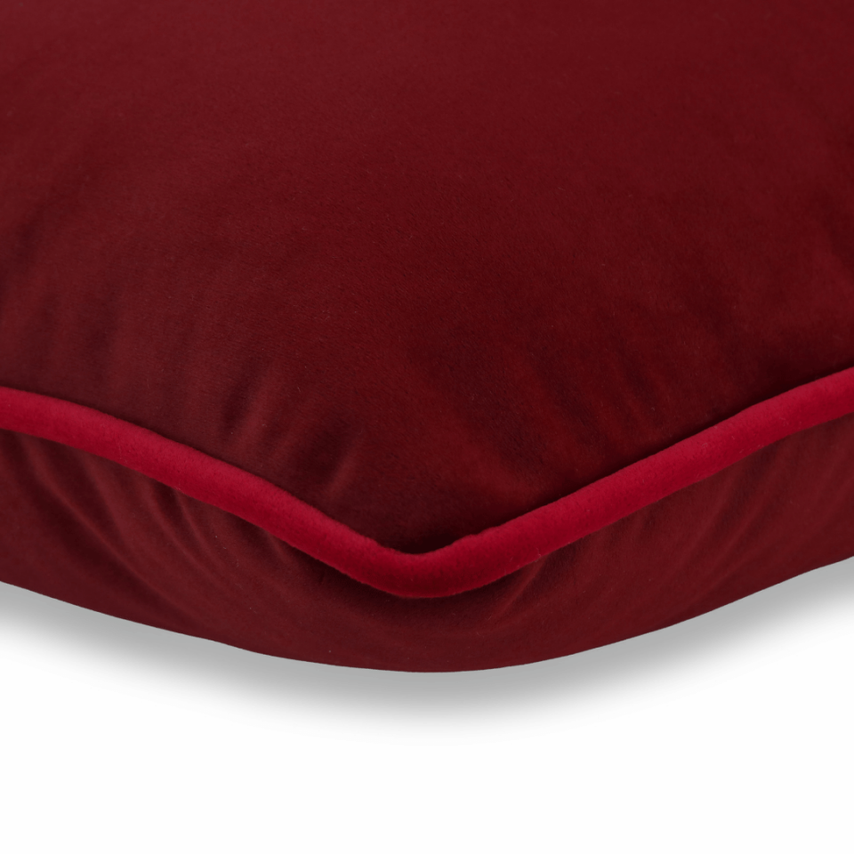 Bob 35*65 Bordo Kadife Kırlent