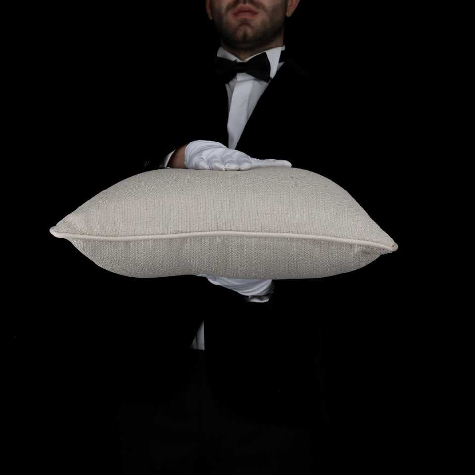 Lara 50*50 Vizon Keten Kırlent