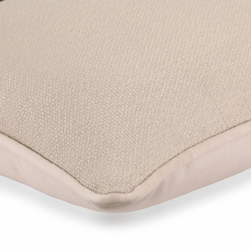 Lara 35*65 Vizon Keten & Nubuk Kırlent